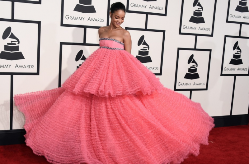 Rihanna at the Grammys Fortune Inspired