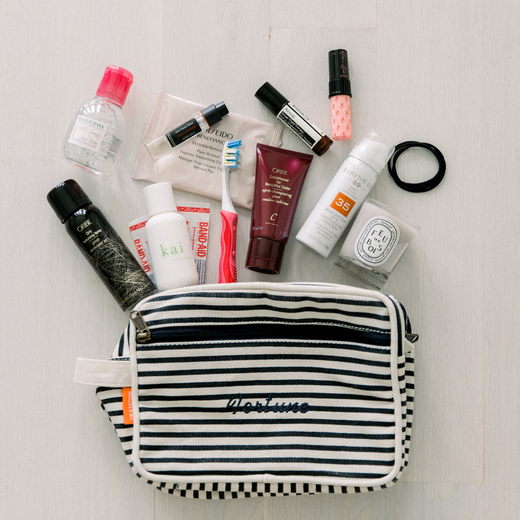 Travel beauty shop products