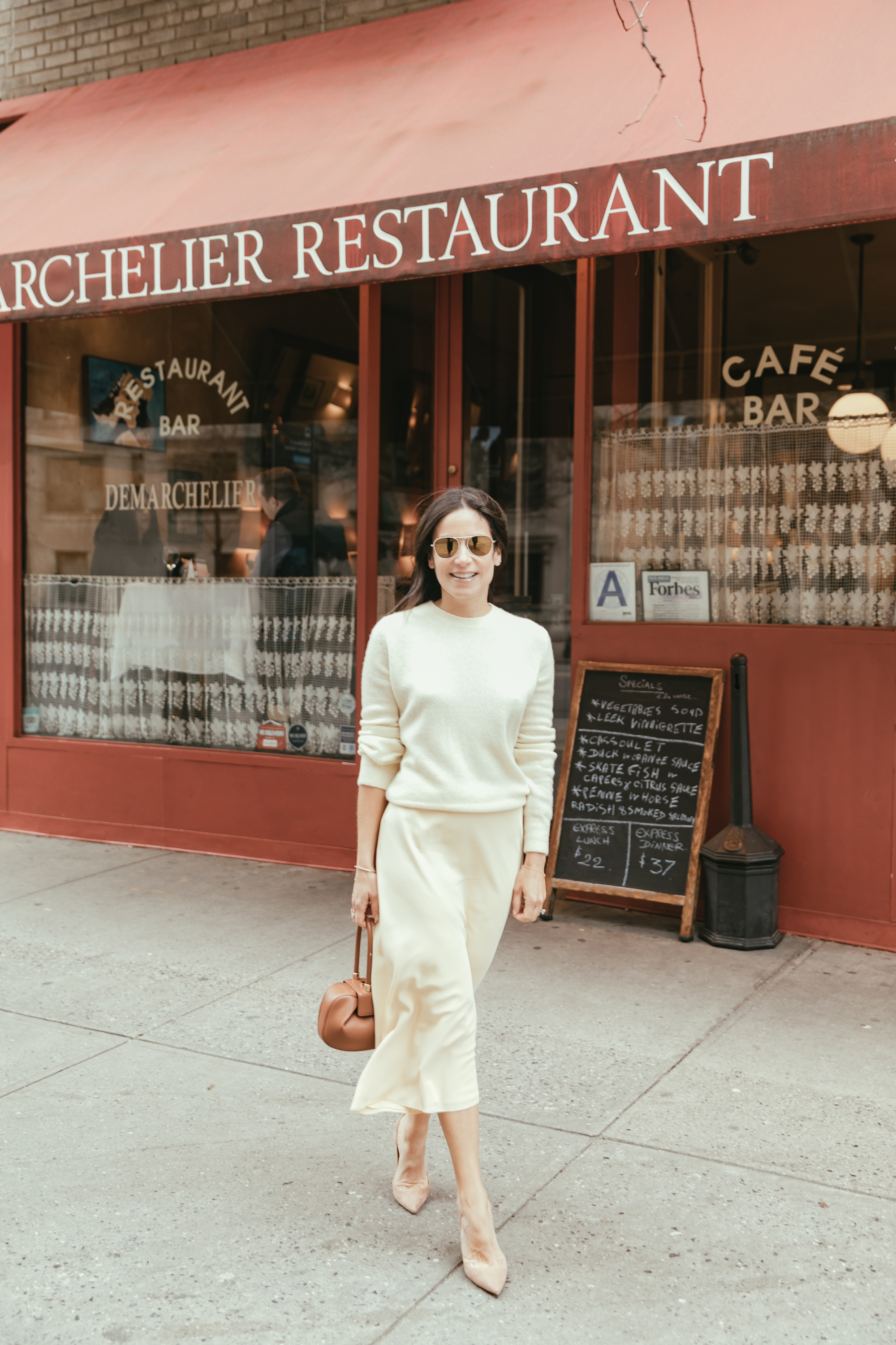 pastel yellow outfit