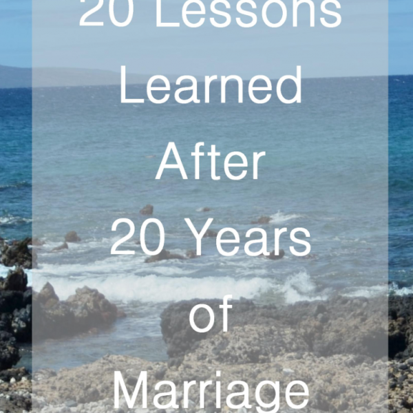 20 Lessons from 20 Years of Marriage