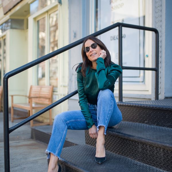 Green With Envy: The Perfect Holiday Blouse