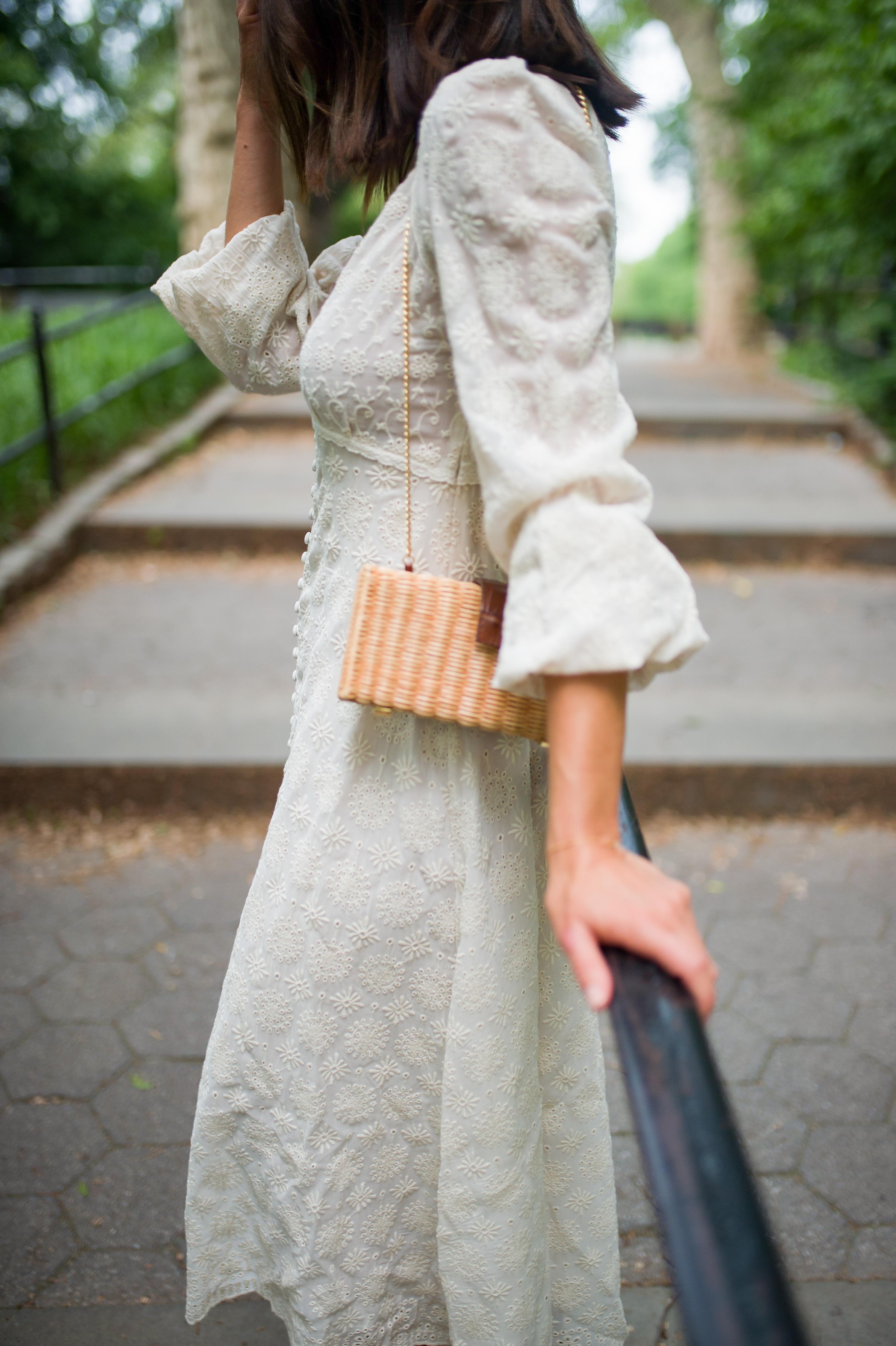 white summer dress