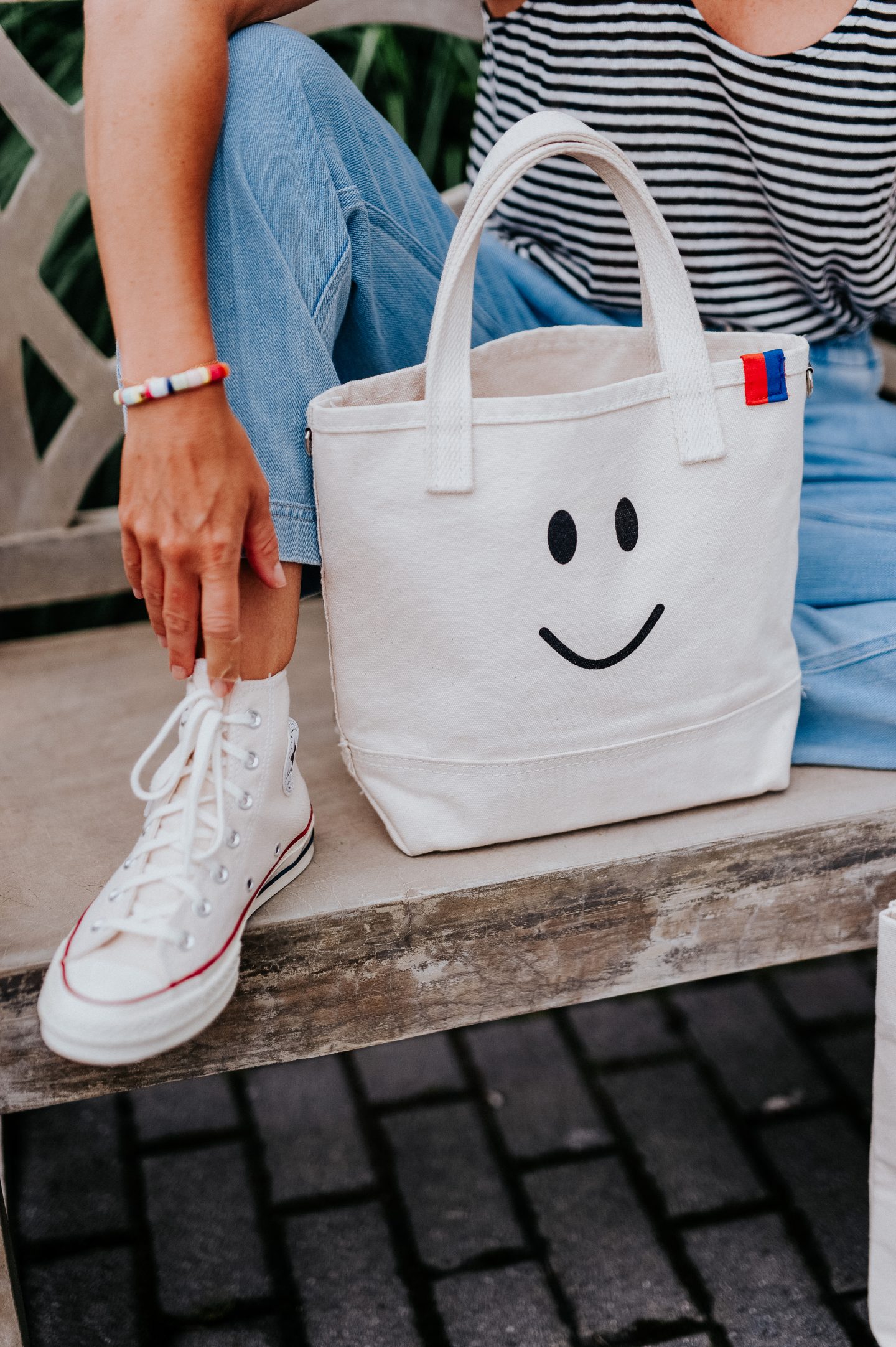 Parker Thatch Canvas Tote Bag - Neutrals Totes, Handbags