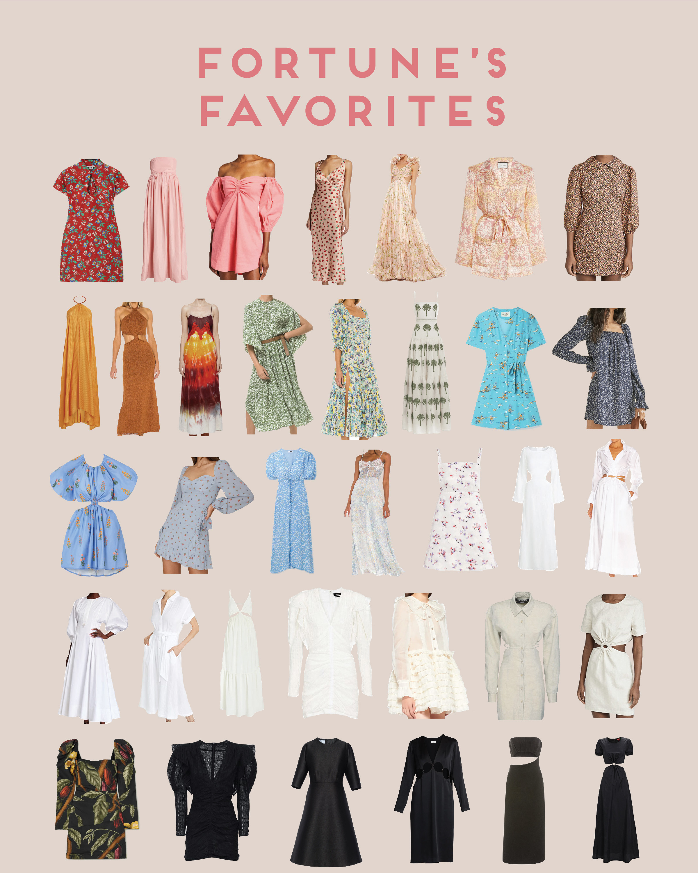 37 Dresses - Fortune Inspired