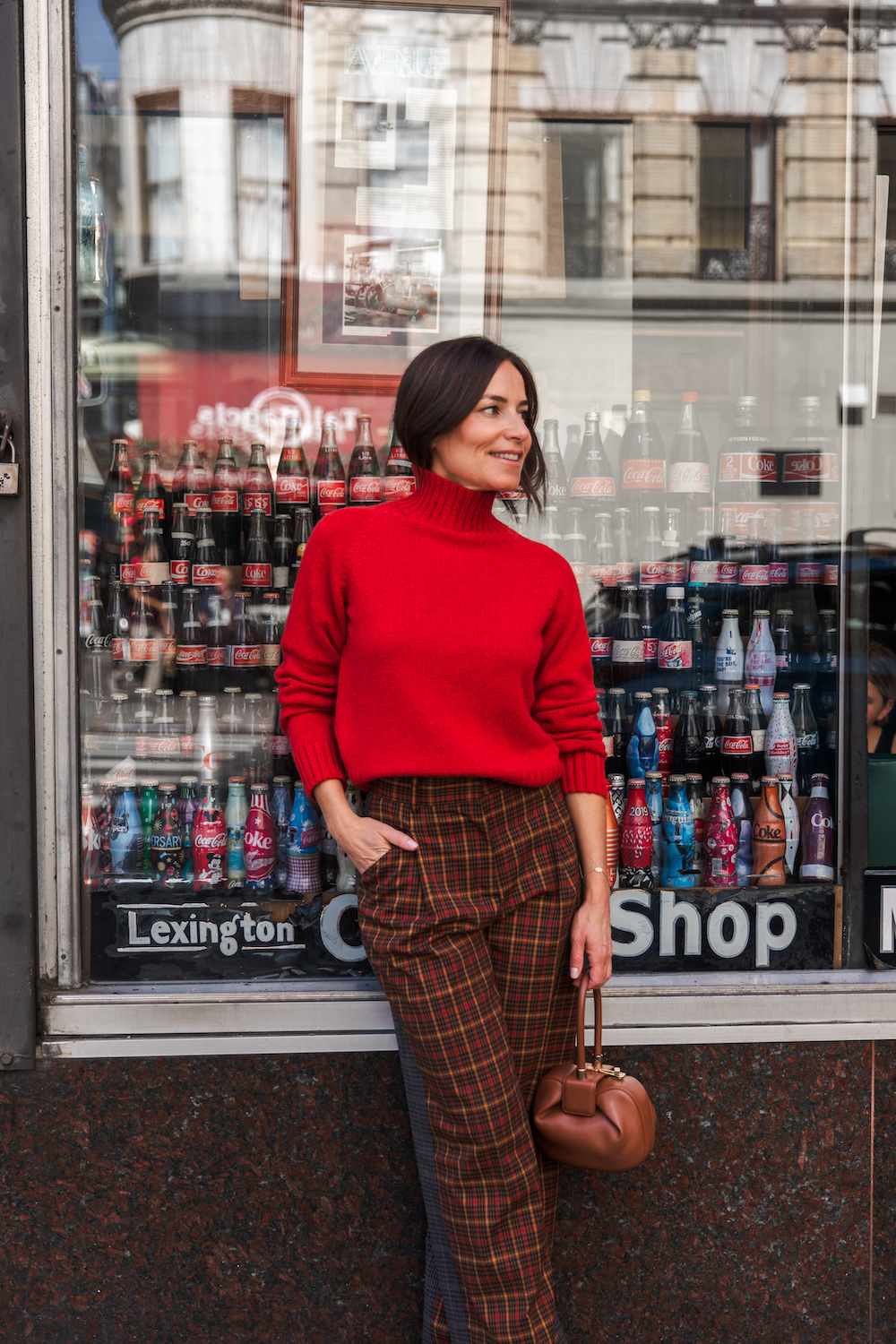 Red cheap pullover outfit